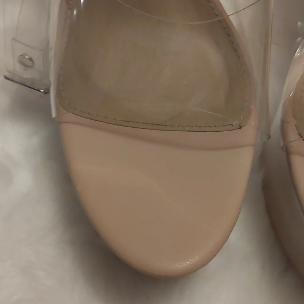 Fashion Nova Clear Stiletto Heels - Picture 3 of 15